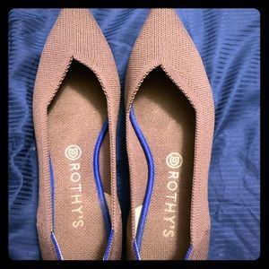 Rothy’s size 10 mink pointe EEUC!